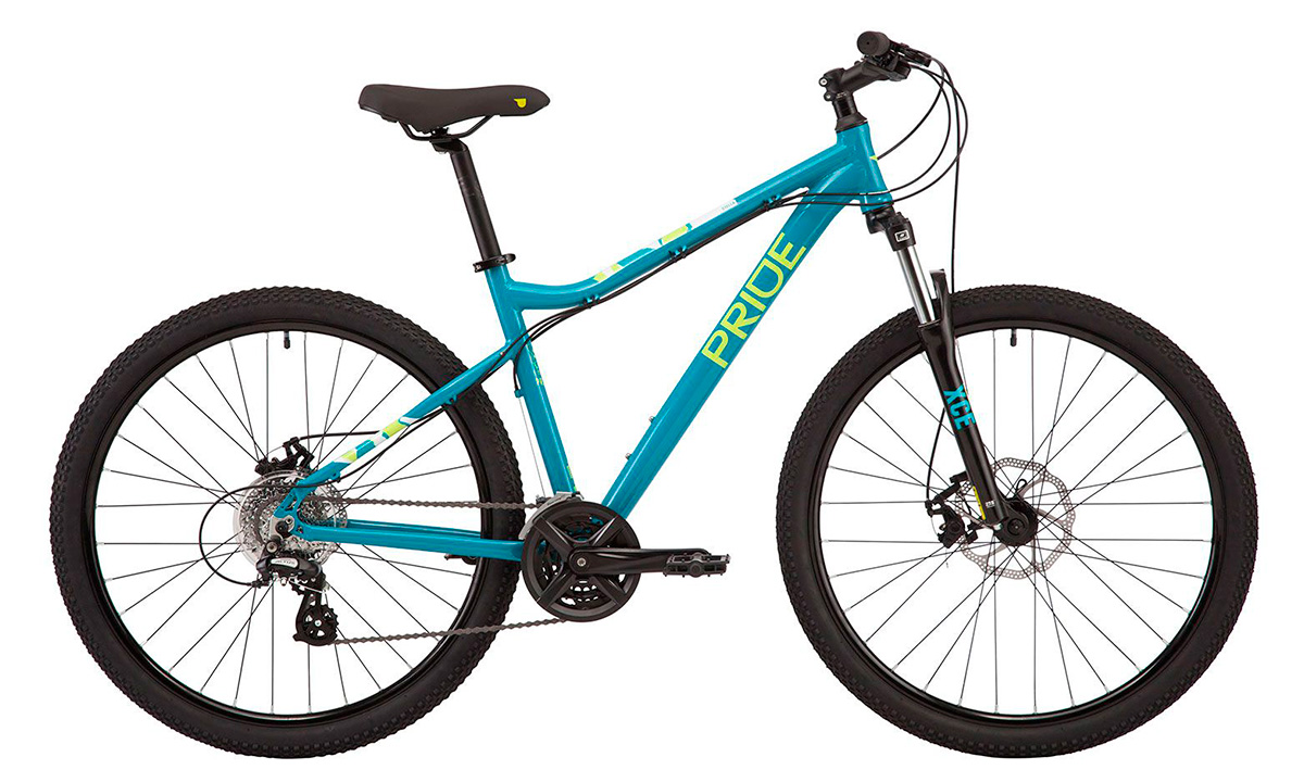Фотографія Велосипед 27,5" Pride Stella 7.2 (2020) 2020 Синьо-зелений 